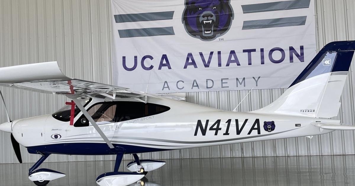 University of Central Arkansas flight training academy uses Tecnam aircraft